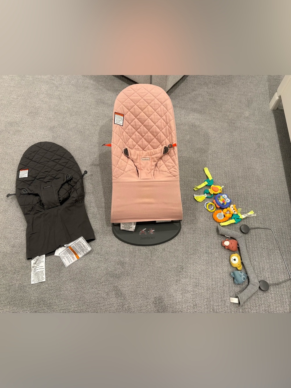 Like New Baby Bjorn Bouncer Bundle